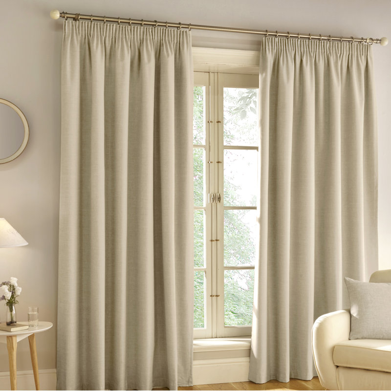 Latitude Run Landaff Pencil Pleat Blackout Thermal Curtain & Reviews
